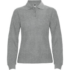 Женская рубашка-поло с длинным рукавом, серая цена и информация | Женские кофты | kaup24.ee