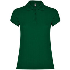 Женская рубашка-поло с короткими рукавами, зеленая цена и информация | Женские футболки | kaup24.ee