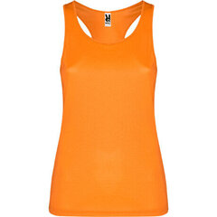 Специальная женская футболка с проймами и обработанным вырезом, оранжевая цена и информация | Женские футболки | kaup24.ee