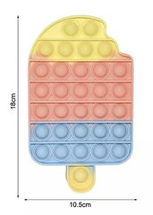 Силиконовая игрушка Anti-Stress Pop it, (мороженое) цена и информация | Настольные игры, головоломки | kaup24.ee