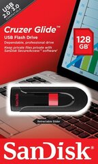 Mälupulk SANDISK 128GB USB2.0 Flash Drive Cruzer Glide цена и информация | USB накопители | kaup24.ee