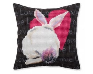 Набор для вышивания крестом - подушка "Любовь" Collection D'Art 40x40см цена и информация | Принадлежности для вышивания | kaup24.ee
