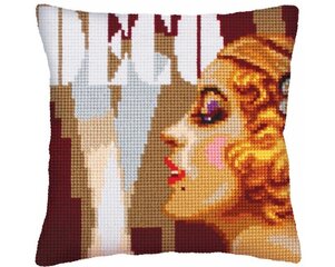 Tikkimiskomplekt padi "Art Deco 2" Collection D'Art 40x40cm hind ja info | Tikkimistarvikud | kaup24.ee