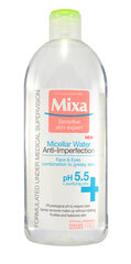 Мицеллярная вода для проблематичной кожи Mixa Anti-Imperfection, 400 мл цена и информация | Аппараты для ухода за лицом | kaup24.ee