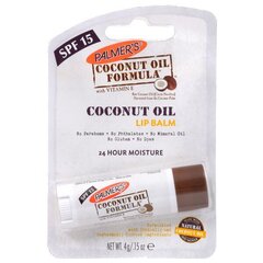 Huulepalsam kookosõliga SPF15 Palmers Coconut oil formula, 4 g hind ja info | Huulepulgad, -läiked, -palsamid, vaseliin | kaup24.ee