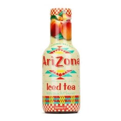 Jääteejook "AriZona" Ice Tea Peach, 500 ml, must tee virsikumaitsega цена и информация | Прохладительные напитки | kaup24.ee