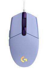 Logitech G203, фиолетовый цена и информация | Мыши | kaup24.ee