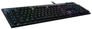 Juhtmega mänguri klaviatuur Logitech G G815/920-008989, NORDIC цена и информация | Клавиатуры | kaup24.ee