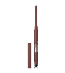 Automaatne silmakontuurpliiats Maybelline Tattoo 1.3 g, Smokey Brown 040 hind ja info | Ripsmetušid, lauvärvid, silmapliiatsid, seerumid | kaup24.ee