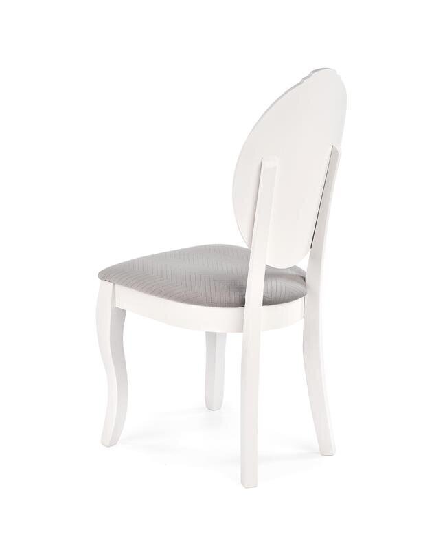 2 tooli komplekt Halmar Velo, hall/valge цена и информация | Söögilaua toolid, köögitoolid | kaup24.ee