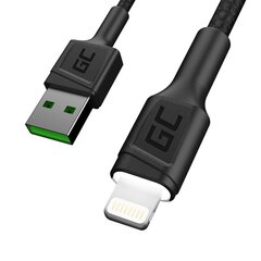 Green Cell KABGCSET06, USB-A/Lightning, 2 м цена и информация | Кабели и провода | kaup24.ee