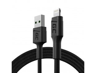 Green Cell KABGC21, USB - Lightning, 1.2m цена и информация | Кабели для телефонов | kaup24.ee