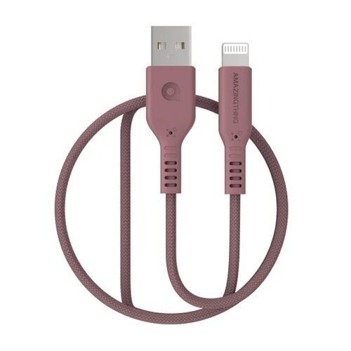 Premium MFI sertifitseeritud kaabel USB - Lightning (roosa, 1.1m) цена и информация | Mobiiltelefonide kaablid | kaup24.ee