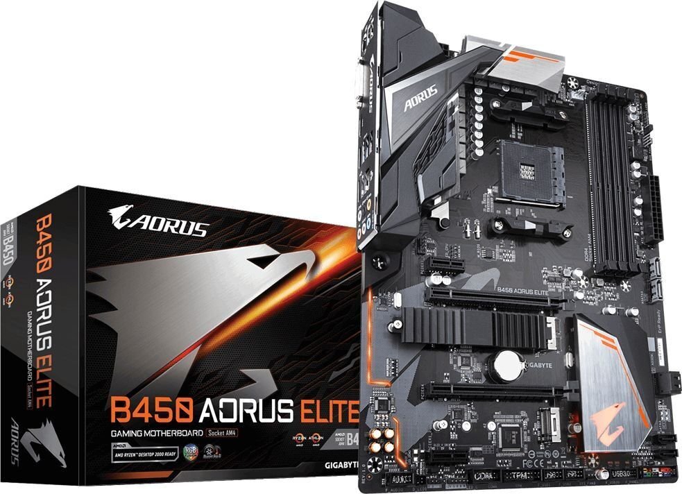 GIGABAIT AMD B450 AORUS hind ja info | Emaplaadid | kaup24.ee