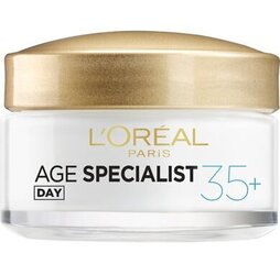 Дневной крем против морщин age specialist 35+ <br /> l'oreal paris цена и информация | Кремы для лица | kaup24.ee