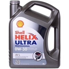 SHELL Helix Ultra Pro AV-L 0W30 VAG 5L  цена и информация | Моторные масла | kaup24.ee