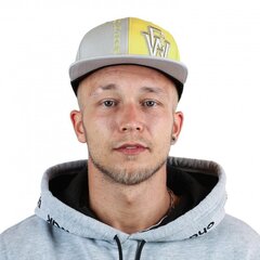 Meeste müts SnapBack Grey & Yellow, hall/kollane hind ja info | Meeste sallid, mütsid ja kindad | kaup24.ee