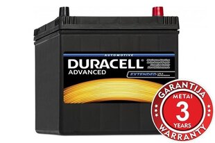 DURACELL Advanced 60Ah 510A 12V аккумулятор цена и информация | Аккумуляторы | kaup24.ee