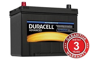 DURACELL Advanced 70Ah 600A 12V аккумулятор левый цена и информация | Аккумуляторы | kaup24.ee