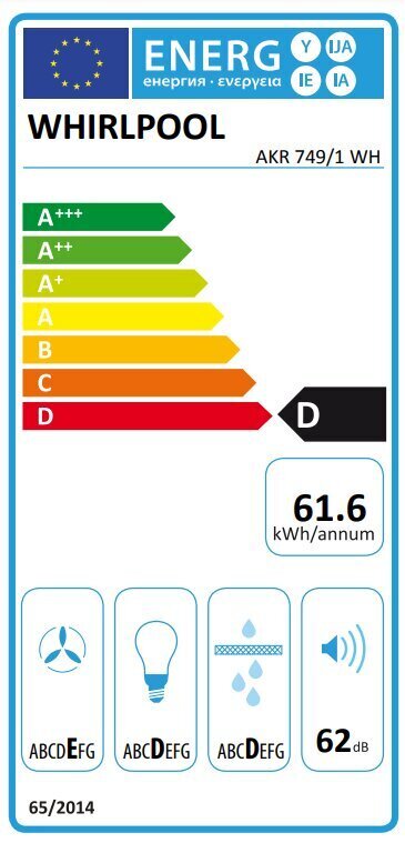 Whirlpool AKR 749/1 WH hind ja info | Õhupuhastid | kaup24.ee