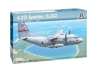 Сборная пластиковая модель Italeri C-27J Spartan/G.222, 1/72, 1450 цена и информация | Конструкторы и кубики | kaup24.ee