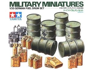 Сборная модель для склеивания Tamiya - German Fuel Drum Set, 1/35, 35186 цена и информация | Конструкторы и кубики | kaup24.ee