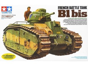 Сборная пластиковая модель Tamiya, Franch Battle Tank B1 bis, 1/35, 35282 цена и информация | Конструкторы и кубики | kaup24.ee