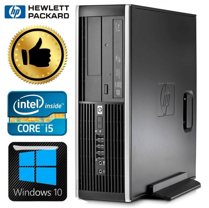 HP 8100 Elite SFF i5-650 4GB 480SSD DVD WIN10, refurbished цена и информация | Lauaarvutid | kaup24.ee