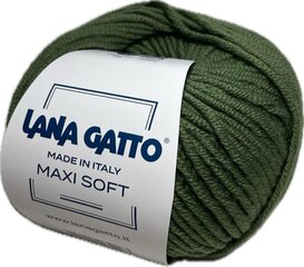 Пряжа Lana Gatto MAXI SOFT 13278, 50г/90м, зеленый цена и информация | Принадлежности для вязания | kaup24.ee