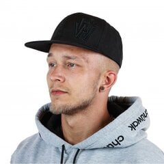 Мужская шапка SnapBack Black Logo, черная цена и информация | Мужские шарфы, шапки, перчатки | kaup24.ee