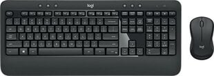 Juhtmeta klaviatuur Logitech MK540, must цена и информация | Клавиатуры | kaup24.ee
