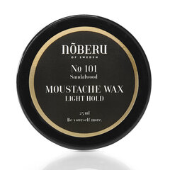 Kerge fikseerimisega vuntsivaha No 101 Moustache Wax Light Hold, 25 ml hind ja info | Raseerimisvahendid | kaup24.ee