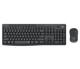 Беспроводная клавиатура Logitech MK295 (DE) Silent Combo, серая цена и информация | Клавиатуры | kaup24.ee