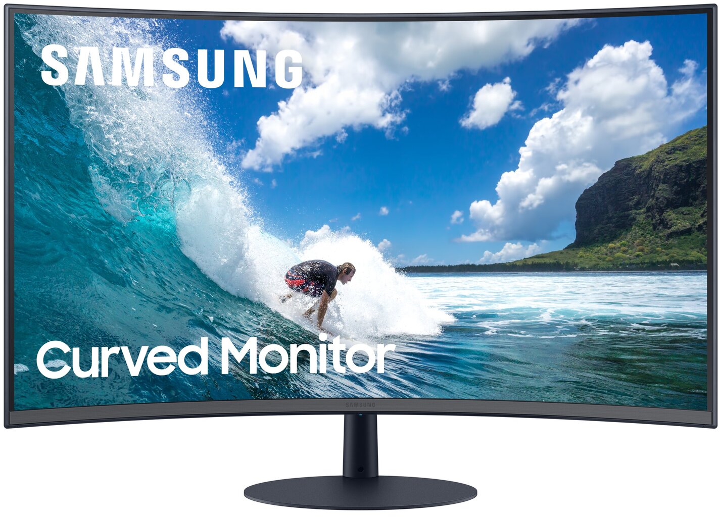 LCD Monitor|SAMSUNG|C32T550FDR|32"|Curved|Panel VA|1920x1080|16:9|75Hz|4 ms|Speakers|Tilt|Colour Dark Blue / Grey|LC32T550FDRXEN hind ja info | Monitorid | kaup24.ee