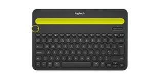 Беспроводная клавиатура Logitech K480 (DE) Multi-Device, черная цена и информация | Клавиатуры | kaup24.ee