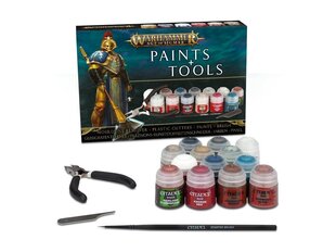 Warhammer Age of Sigmar: Paint + Tools Set (набор красок и инструментов), 80-17 цена и информация | Склеиваемые модели | kaup24.ee