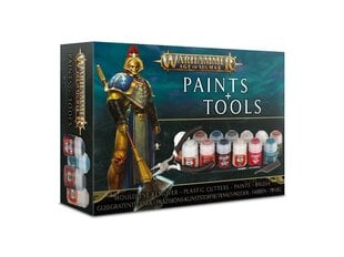 Warhammer Age of Sigmar: Paint + Tools Set (набор красок и инструментов), 80-17 цена и информация | Склеиваемые модели | kaup24.ee