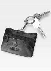 Кожаный футляр для ключей, монет Stevens P49 цена и информация | Мужские кошельки | kaup24.ee