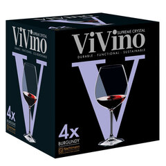 Бокал для вина Nachtmann Vivino Burgundy, 4 шт. цена и информация | Стаканы, фужеры, кувшины | kaup24.ee