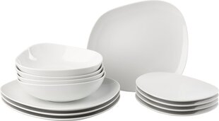 Комплект тарелок Organic, Like by Villeroy & Boch, из 12 частей, белый цена и информация | Посуда, тарелки, обеденные сервизы | kaup24.ee