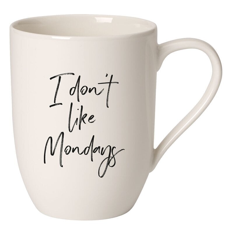 Like by Villeroy & Boch Statement Kruus I don't like mondays, 0,34l цена и информация | Klaasid, tassid ja kannud | kaup24.ee