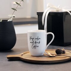 Like by Villeroy & Boch Statement Kruus Keep calm and drink Coffee, 0,34l hind ja info | Klaasid, tassid ja kannud | kaup24.ee