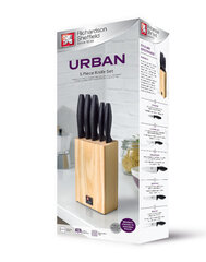Набор кухонных ножей Richardson Sheffield 6 частей, Urban цена и информация | Подставка для ножей Tescoma Woody, 21 см | kaup24.ee