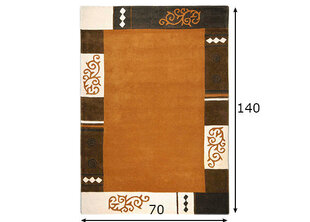 Ковер Ambadi, коричневый, 70x140 см цена и информация | Ковры | kaup24.ee