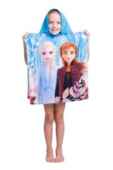 Kapuutsiga rätik Frozen II 50 x 115 cm hind ja info | Rätikud, saunalinad | kaup24.ee