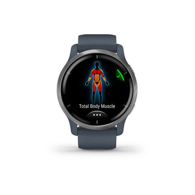 GPS-nutikell Garmin Venu® 2 , Granite Blue/Silver : 010-02430-10 цена и информация | Nutikellad (smartwatch) | kaup24.ee