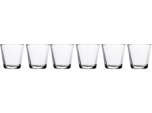 Iittala Kartio Joogiklaas 21cl kirgas, 6 tk hind ja info | Klaasid, tassid ja kannud | kaup24.ee