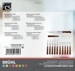 CS 14-osaline söögiriistade komplekt Brühl hind ja info | Söögiriistad | kaup24.ee