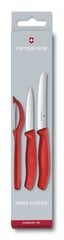 Victorinox komplekt 3-osaline, punane hind ja info | Noad ja tarvikud | kaup24.ee