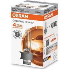 Pirn Osram Xenarc Original D2S, 35W, P32D-2 цена и информация | Автомобильная ксеноновая лампа D2R 6000К (Китай) | kaup24.ee